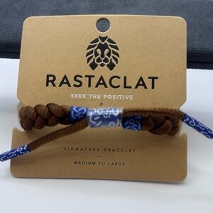 Rastaclat Original Hand Braided Lead Forth Adjustable Bracelet. NWT!!!